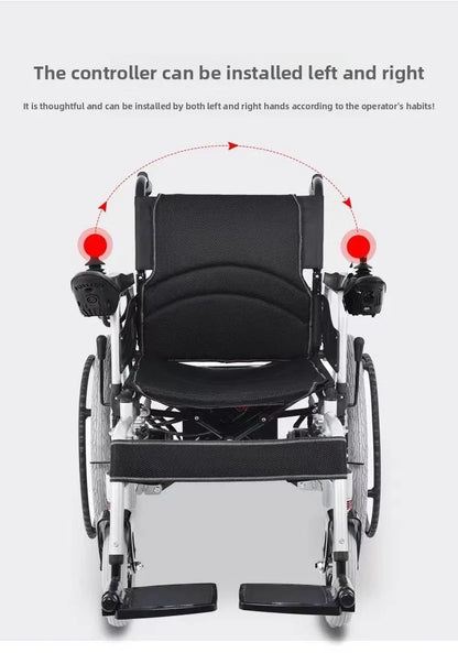 Electric wheelchair Automatic intelligent 24V electric wheelchair Special for the elderly Disabled scooter Foldable