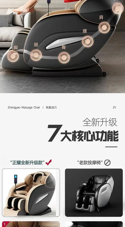 Massagesessel TKT Home Ganzkörper-Massagegerät mit Schwerelosigkeitsfunktion Massage-Sofa Geschenk
