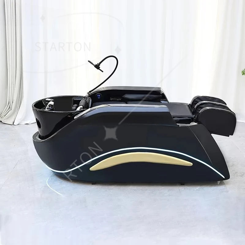 Wassertherapie Haar-Spa-Bett Kundenspezifisches elektrisches Massage-Shampoo-Bett