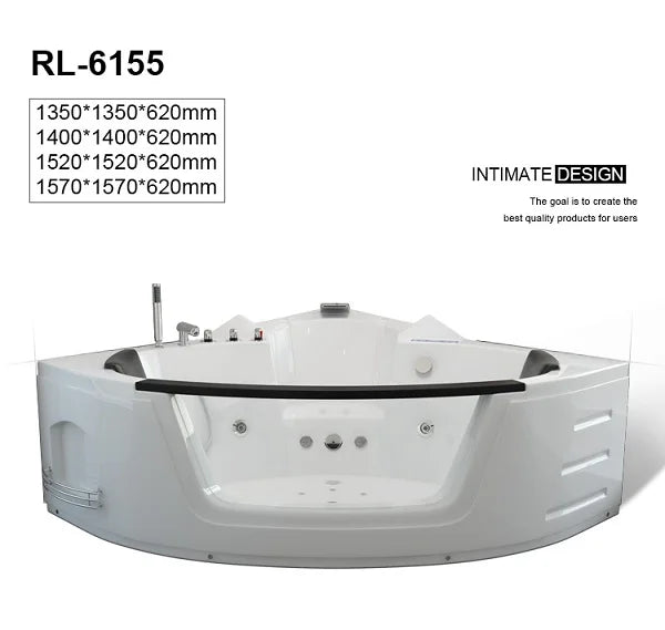 Whirlpool-Spa zu verkaufen Günstiger Preis 3 Personen Outdoor-Jacuzzi Sexy Hydromassage Balboa Whirlpool Luxuriöse Acryl-Badewannen