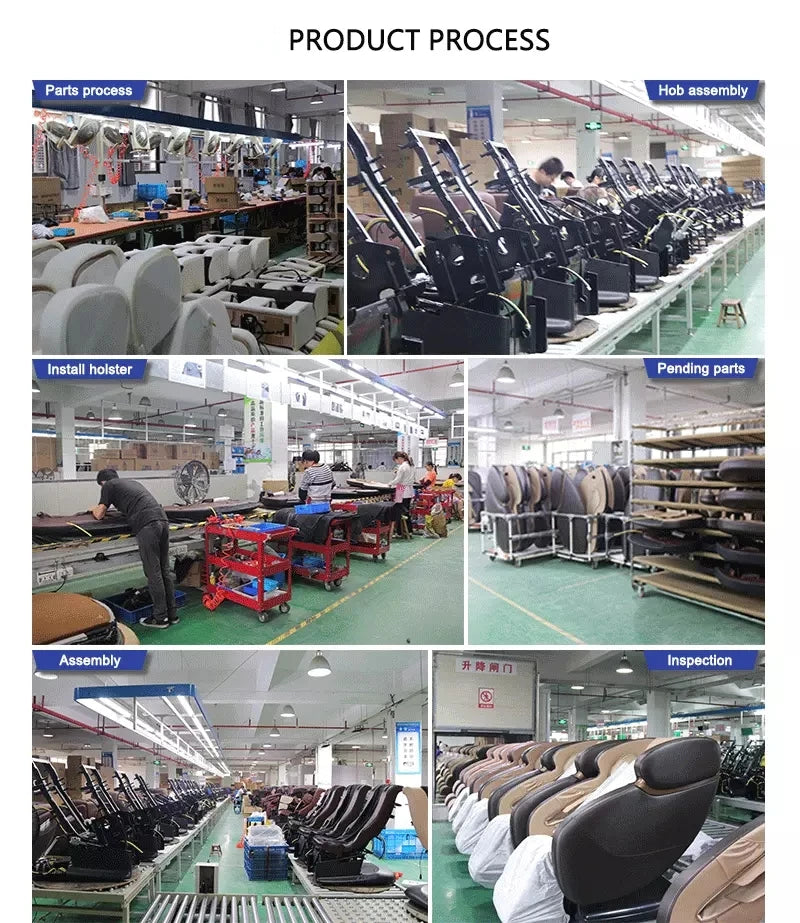 Luxury Modern Multifunctional Air Pressure 3D Message Chair 4D Zero Gravity Heating Shiatsu Massage Chair For Head Foot Body
