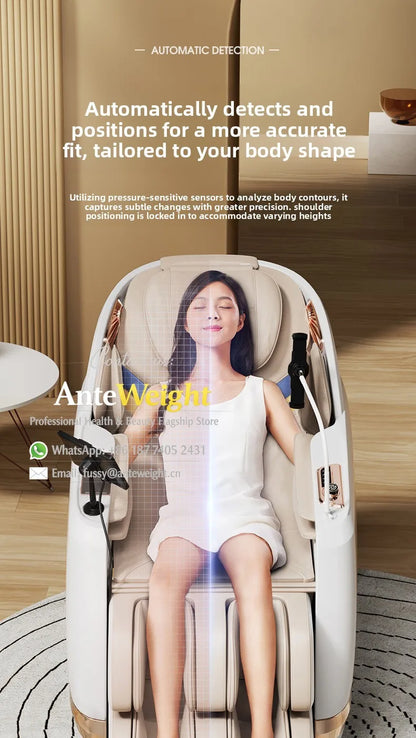 Fauteuil de massage électrique SL-Track, capsule spatiale compacte, massage automatique du corps entier |   Fauteuil inclinable multifonction pour la maison