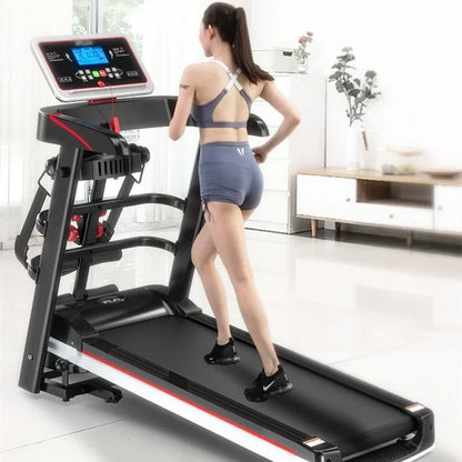 New A6S Electric Treadmill Multifunctional Home Fitness Foldable Treadmill Running Machine Indoor Exercise Equipment LCD Display