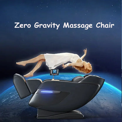 Neues Design Luxus Elektrisch 4D Schwerelosigkeit Ganzkörper Airbags Smart 6 Auto-Programme Massagesessel 220V Kostenlose Ersatzteile VET
