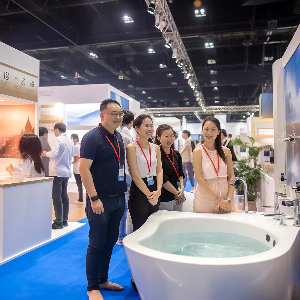 Premium Triangular Acrylic 2-Person Massage Bathtub With Enhanced Hydrotherapy Jets And Chromotherapy Lighting