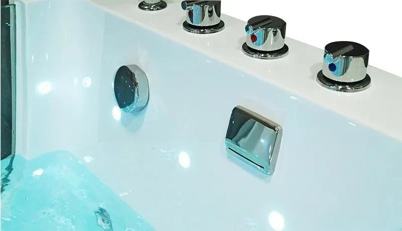 Kinderbadewanne, weißer Fiberglas-Verbundwerkstoff, optionale Zusatzfunktionen und Konfigurationen, anpassbar