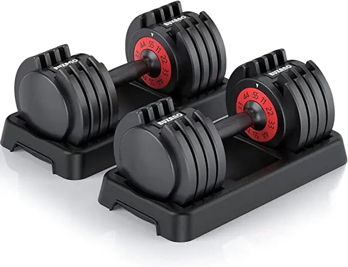 Großhandel ab Werk Preiswertestes verstellbares Hantelset Ein Paar schwarze Trainingshanteln für das Fitnesstraining