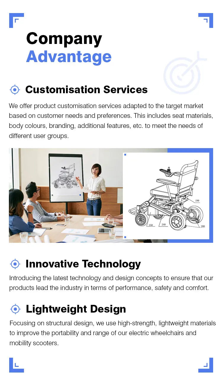 Aluminum Ultra Light Lightweight Folding Remote Wheelchair Handicapped Travel Portable Electric Wheelchairs