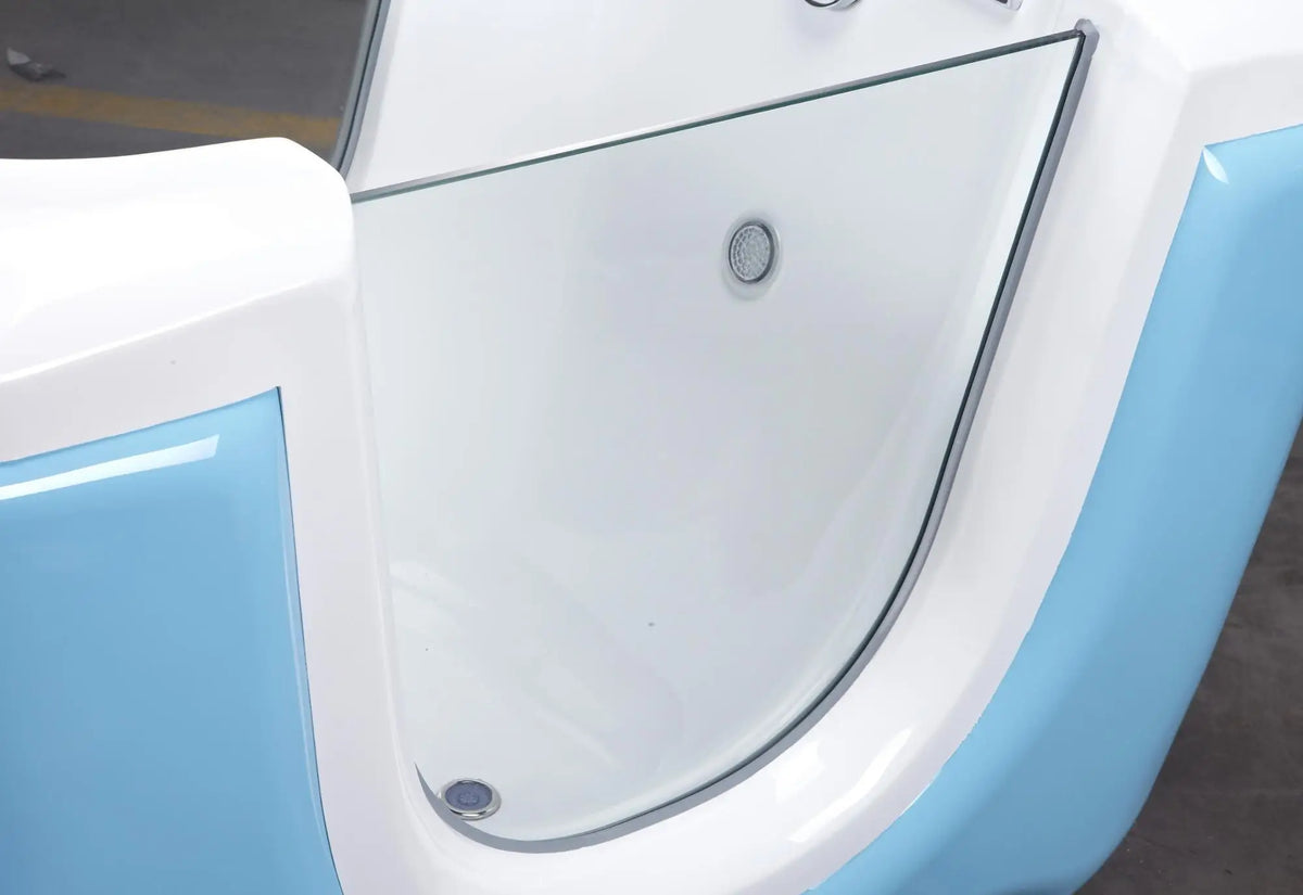 Sunrans Wholesale Freestanding Acrylic Dog Grooming Bath Tub Pet Spa Whirlpool Massage Bathtub for Pets