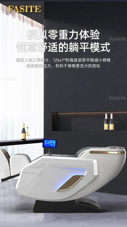 Massagesessel Home Intelligent Multifunktional Ganzkörper Automatisch Elektrisch Schwerelosigkeit Raumkapsel Führungsschiene