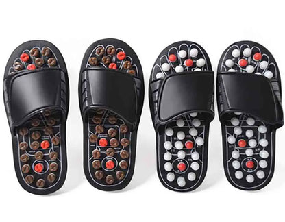 Feet Massage Slippers Foot Reflexology Acupuncture Therapy Massager Walk Stone Shoes Acupuncture Cobblestone Massageador Sandal