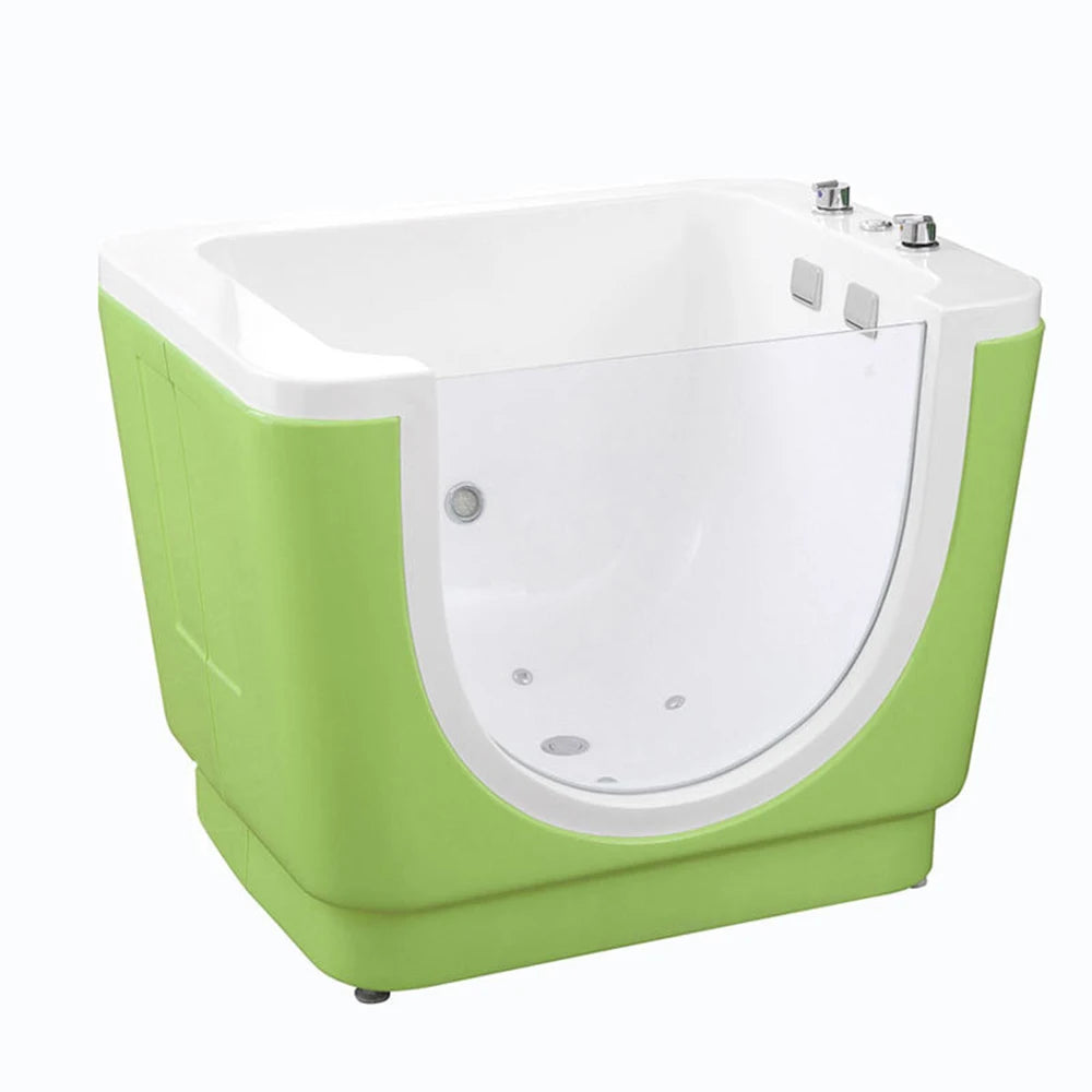 1100X850X850mm Infant Baby Portable Spa Acrylic Hydromassage Whirlpool Kids Children Bathtub NS807A