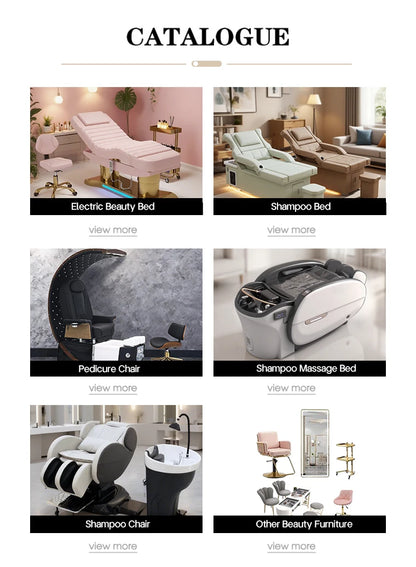 XinSheng Hair Salon Shampoo Bed Head SPA Fumigation Machine Electric Massage Table for Leisure Health Store Commercial Furniture