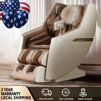 2 Jahre Garantie 4D SL Airbag Zero Gravity Ganzkörper-Massagesessel Home 3D Büro-Fußroller Shiatsu Bürostuhl Massagesofa
