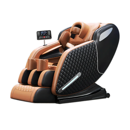 Luxus-Elektro-Freizeit-Massagesessel Zero Gravity Intelligent Ganzkörper-Multifunktions-Bluetooth-Musik-U-förmiges Kissen+Kurzbefehl