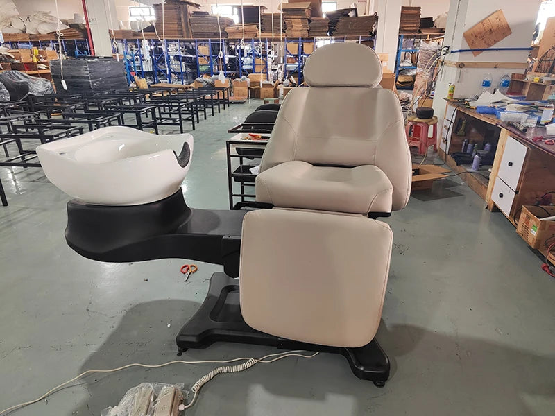 Head Spa Bed Hair Shampoo Chair Electric Massage Shampoo Chair With Head Therapy