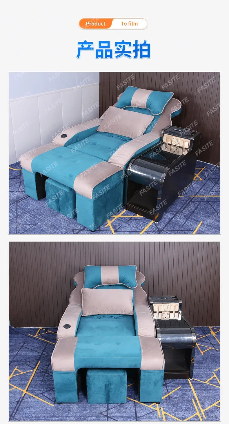 Fuß-Spa Tragbarer elektrischer Relaxsessel Sofa Stuhl Nagel Pediküre Silla Maniküre Salonmöbel
