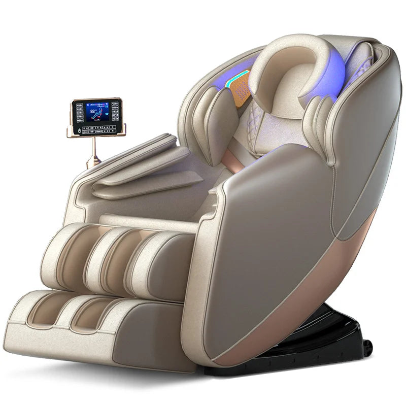 2024 Fabrikdirekt Ganzkörper-Klappliege Smart 8D Shiatsu Zero Gravity Elektrischer Massagesessel mit Fuß- und Beinmassage