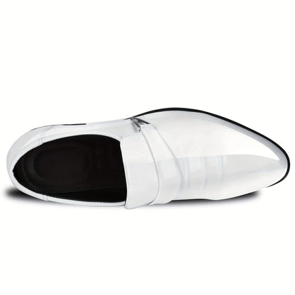 Herren Tuxedoschuhe mit spitzer Zehenpartie – legere und modische Hochzeitsschuhe