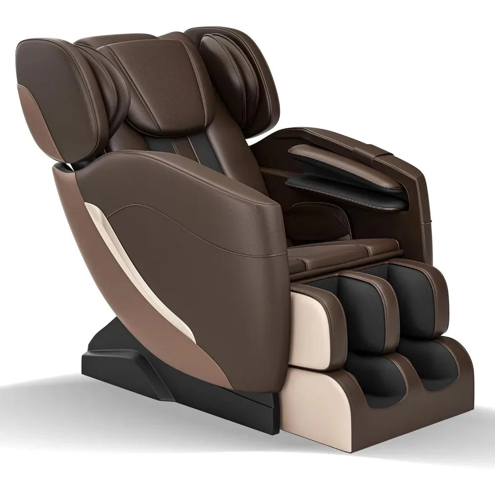 2025 Massagesessel Ganzkörper, Zero Gravity Relaxsessel mit 6 Auto-Modi, Fußmassage, Heizung, 3D-L-Track & Körperscan-Technologie