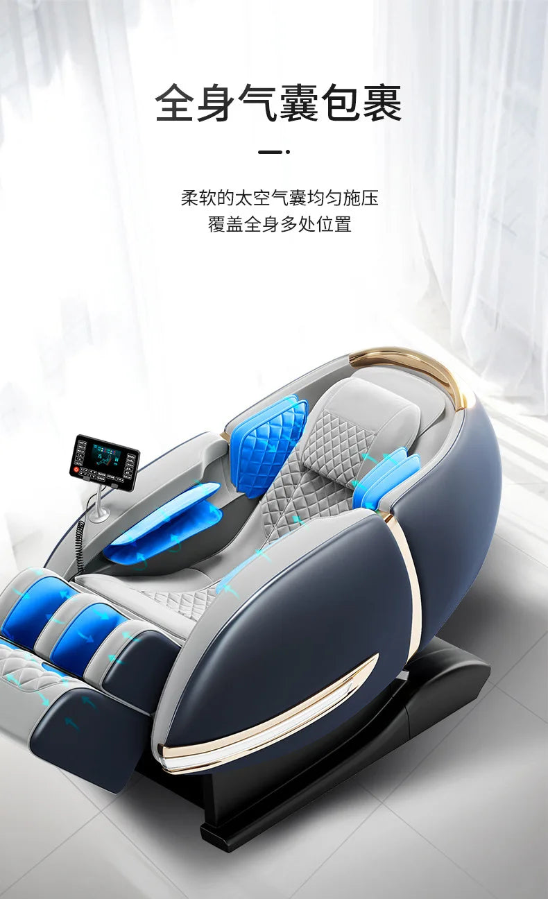Asmt56 Smart-Massagesessel, vollautomatischer Luxus-Weltraumkapsel-Multifunktionssessel für Zuhause