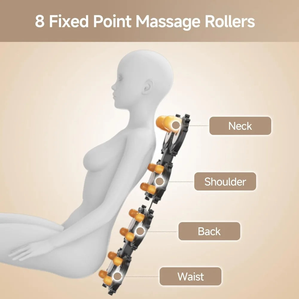 Ganzkörper-Massagesessel, Zero Gravity Massagesessel mit 6 Automatikmodi, Ganzkörper-Airbags, Bluetooth, Passend für das Büro