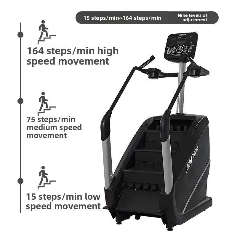 Treppenmaschinenhersteller Fitnessgerät für aerobe Bewegung Stepper einstellbare Geschwindigkeit Fettverbrennung Klettermaschine Hersteller
