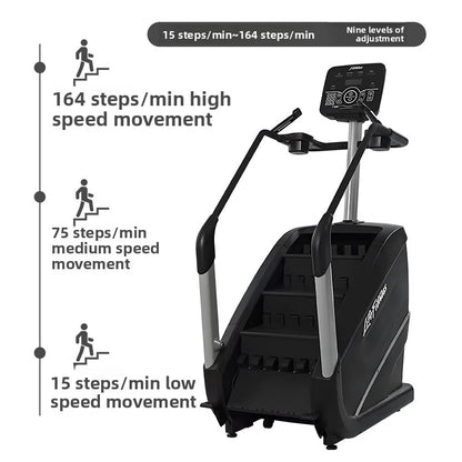 Treppenmaschinenhersteller Fitnessgerät für aerobe Bewegung Stepper einstellbare Geschwindigkeit Fettverbrennung Klettermaschine Hersteller