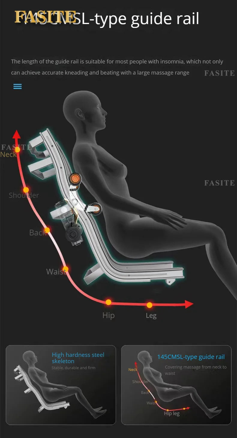 4d Zero Gravity SL Massage Chair Home Full Body Electric Multifunctional Luxury Space Capsule Intelligent Massage Sofa