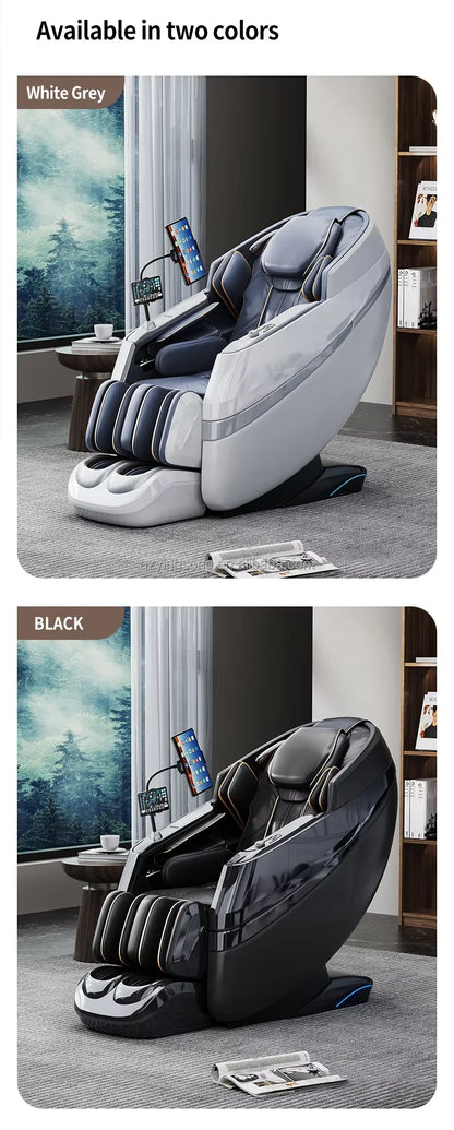 Full body zero gravity heating deep tissue massage chair, Bluetooth roller massage chair
