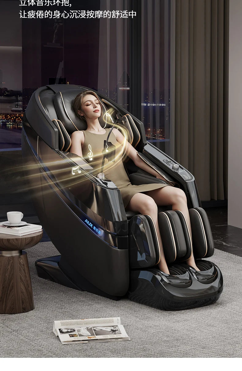 2025 new dual-movement massage chair household full-body automatic multi-function electric smart space capsule