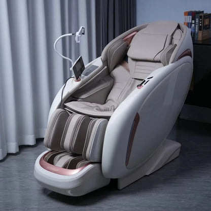 2026 Neueste Ganzkörper-Massagesessel Schwerelosigkeit SL-Schiene 4D-Stabmassage KI-Sprachsteuerung Elektrischer Massagesessel