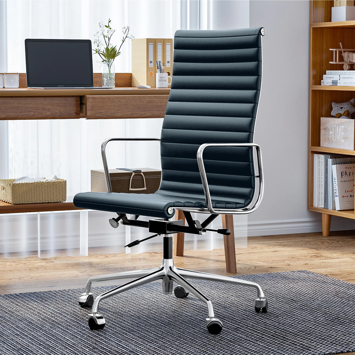 Bürostühle Ergonomischer Bürostuhl Netzrücken Lendenwirbelstütze Hochklappbare Armlehnen Neigbar Höhenverstellbar für Home Office Schreibtisch