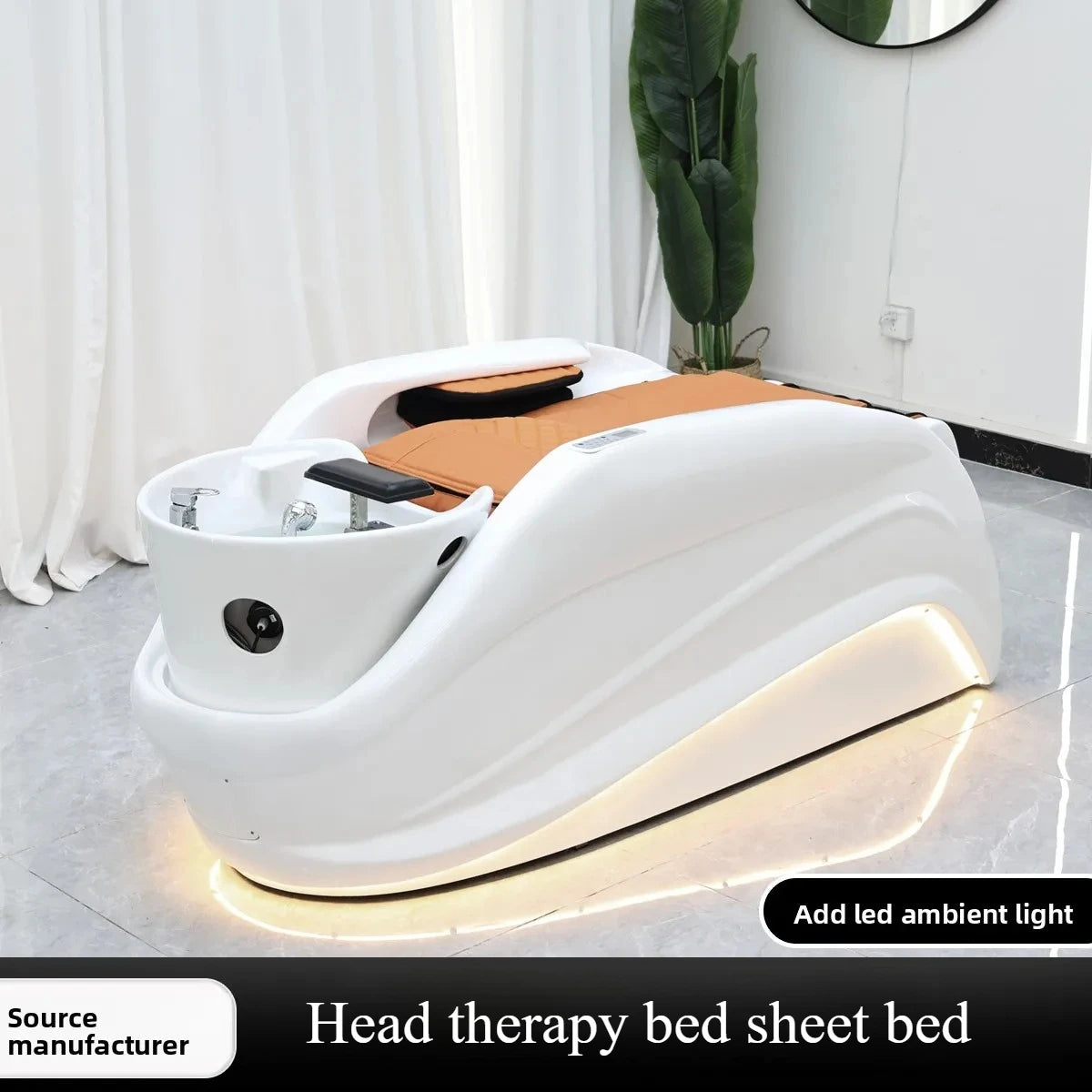 Professionelle Salon-Spa-Massageliege, elektrische Smart-Wasserkreislauf-Duschtisch, Schönheitsausrüstung für Kopfhautbehandlung, Friseursalon