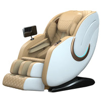 Ganzkörper-Zero-Gravity-Massagesessel mit Rücken-, Taillen-, Hüft-, Bein- und Fußmassage, 10 Rollen, Heizung, LCD-Touchscreen