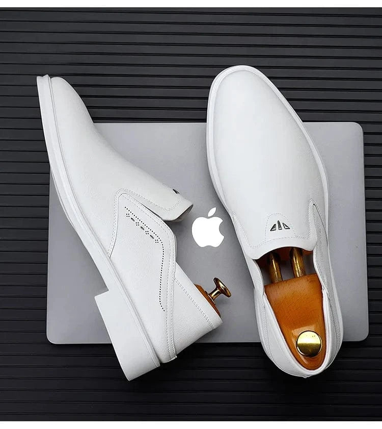 Herrenschuhe 2025 – Britische Designer-Schuhe mit spitzer Zehenpartie für Frühling/Herbst