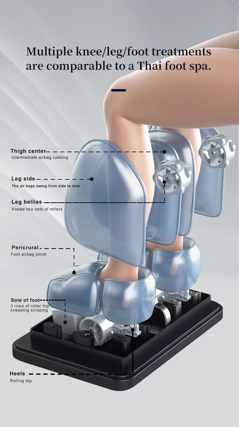 OEM Modern Shiatsu Massager Blood Circulation SL Track Full Body Luxury 4d Ai Zero Gravity Massage Chair