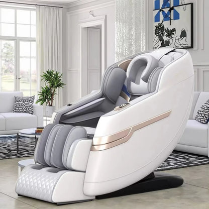 Multifunktionaler 4D 3D Zero-Gravity-Massagesessel Körper Fuß Nacken Bein Shiatsu Luftdruck Körperschonend & Komfortabel