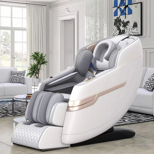 Multifunktionaler 4D 3D Zero-Gravity-Massagesessel Körper Fuß Nacken Bein Shiatsu Luftdruck Körperschonend & Komfortabel