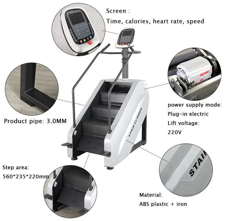 Home Use Commercial Stair Climbing Machine Electric Stair Master Gym Equipment Stair Climber Machine