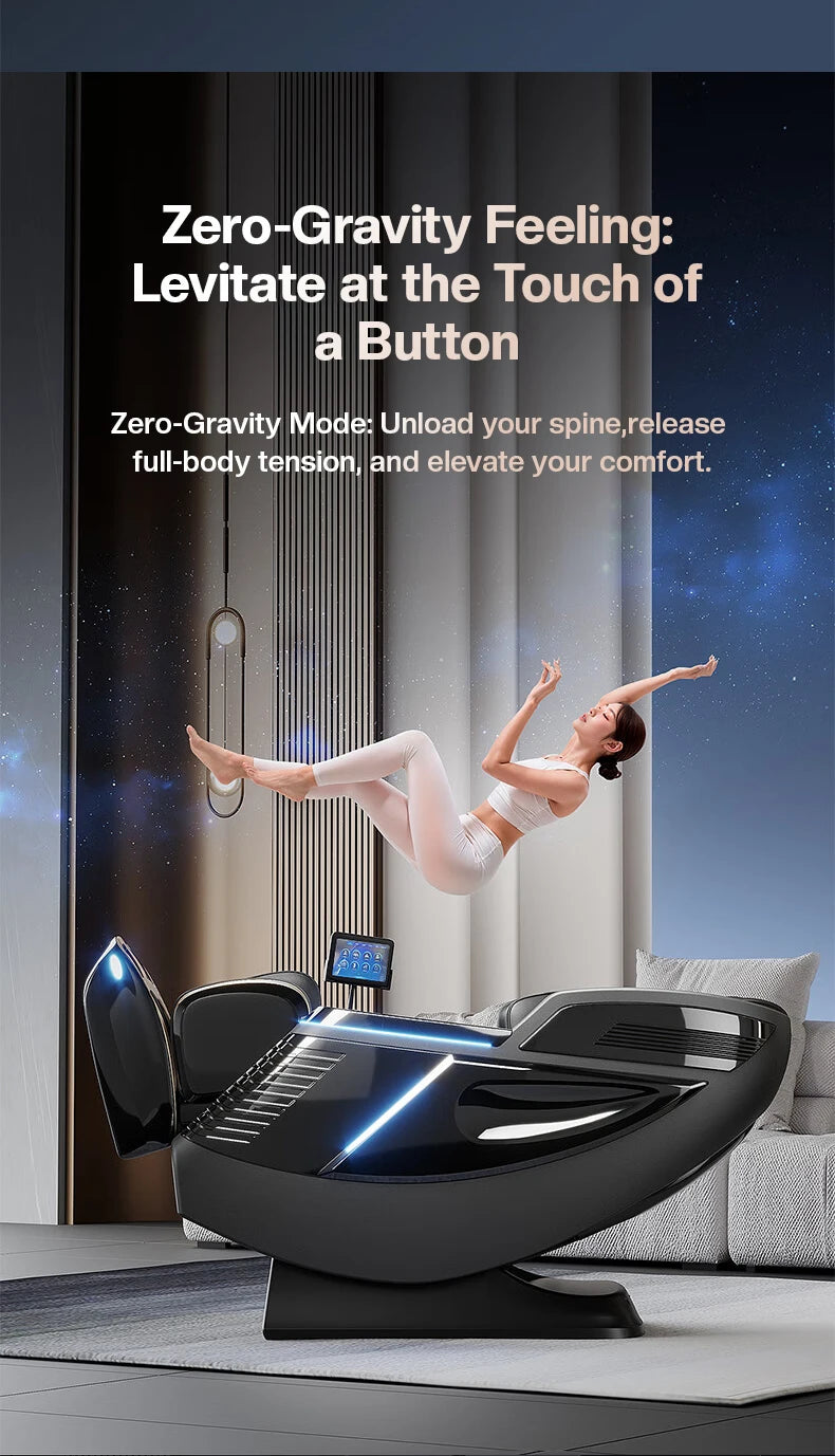Dual Core 4D Electric Massage Chair Thai Stretch Electric Leg Lift Massage Triple Control Operation‌ Home Office Leisure Sofa