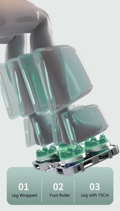 Shiatsu Recumbent Spa Pedicure 4d SL Track Zero Gravity Full Body Massage Chair