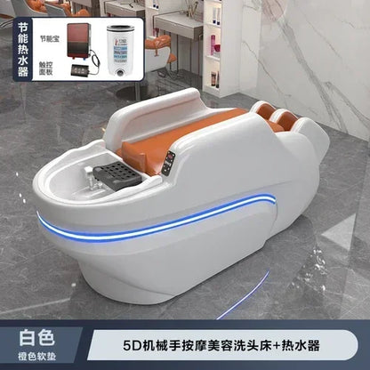 M178 Automatisches intelligentes elektrisches Massage-Shampoo-Bett für Friseursalons, spezielles Wasserzirkulations-Haarpflegebett