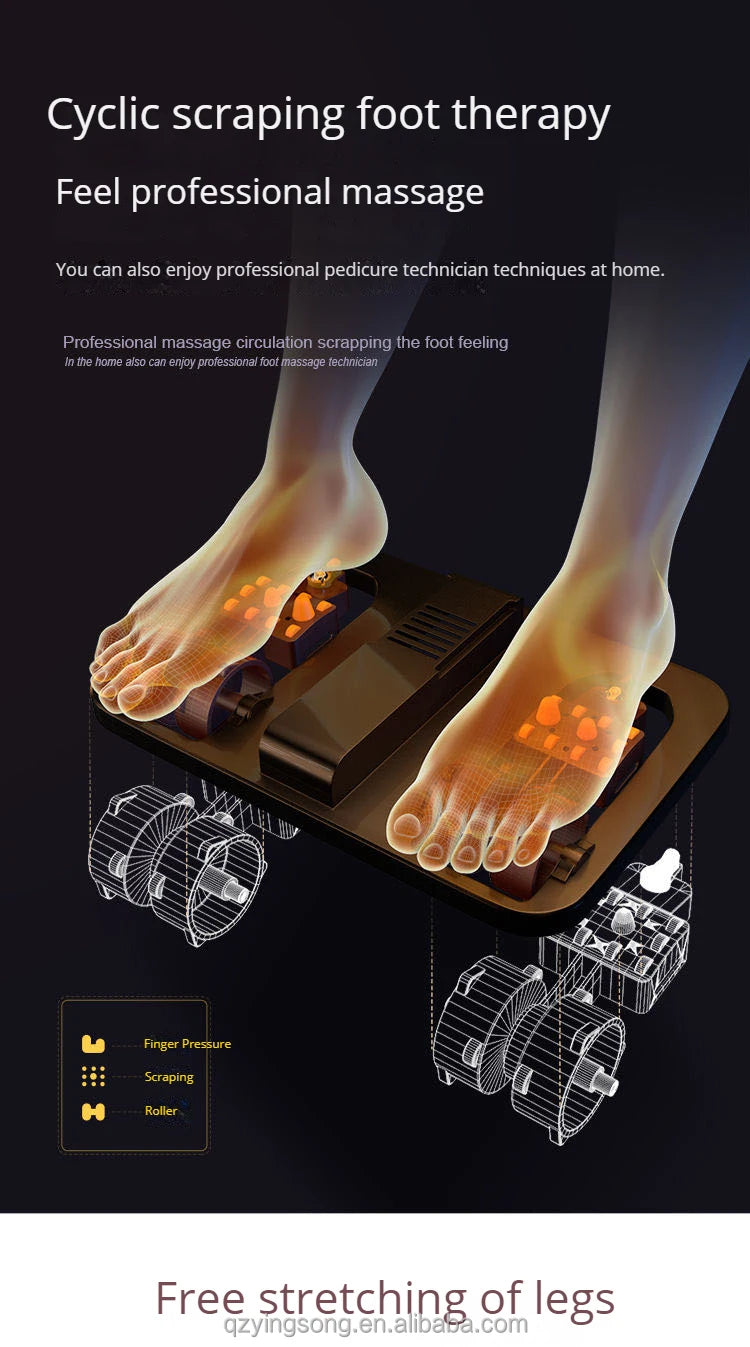 OEM Modern Shiatsu Massager Blood Circulation SL Track Full Body Luxury 4d Ai Zero Gravity Massage Chair