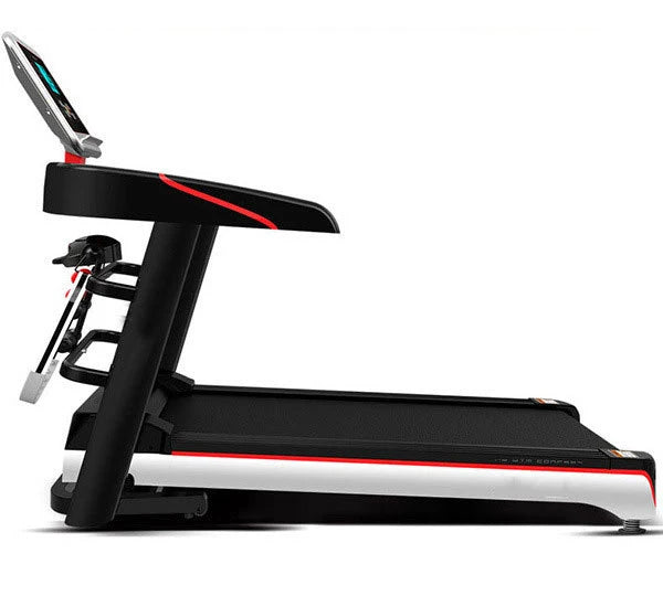 Tragbares Heimtrainer Elektrisches Laufband Zusammenklappbar, aus Stahl, motorisiert, LED-Bildschirm, LED-Anzeige, Herzfrequenzfunktion für Laufen & Fitness