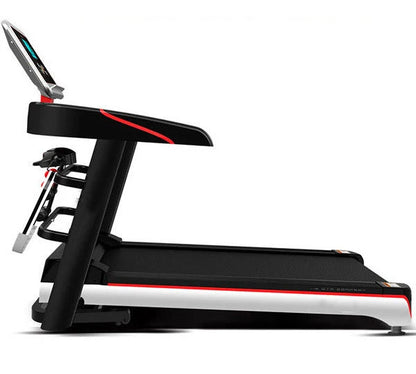 Tragbares Heimtrainer Elektrisches Laufband Zusammenklappbar, aus Stahl, motorisiert, LED-Bildschirm, LED-Anzeige, Herzfrequenzfunktion für Laufen & Fitness
