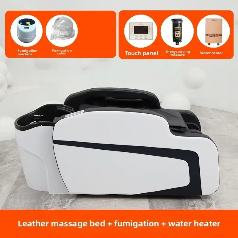 Multifunktionales Head Spa Vollautomatisches intelligentes Massagebett für Schönheitssalon für Gesundheitsclub Kommerzielle Salonmöbel