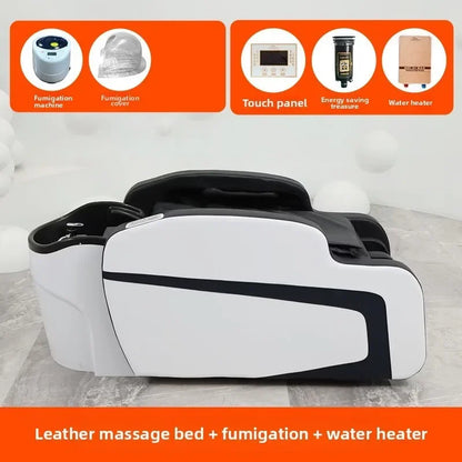 Multifunktionales Head Spa Vollautomatisches intelligentes Massagebett für Schönheitssalon für Gesundheitsclub Kommerzielle Salonmöbel