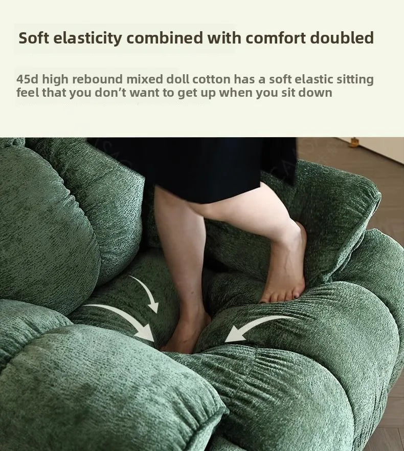 Smart Elektrischer Lazy-Sofa-Sessel Wohnzimmer Modern Einzelsitz mit Schlafmodus Multifunktionales Design Komfortable Ruhe