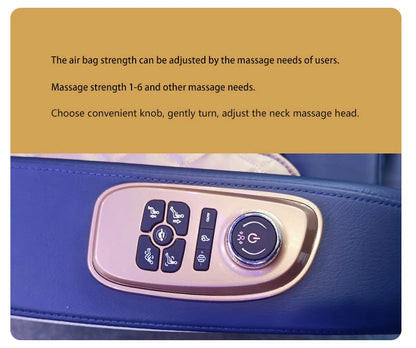 Fauteuil de massage commercial 5D avec fonction de chauffage et de massage